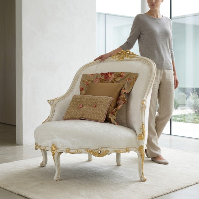 Fauteuil canapé 1 place Tissu canapés Chesterfield fauteuil à oreilles Meubles