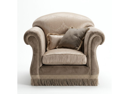 Fauteuil Canapé Canapé 1 Place Canapés Designer Club Art Déco Tapisserie TV Salon