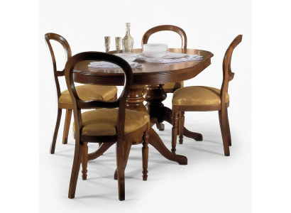 Table Table en bois Baroque Rococo Salle à manger Royal Table à manger Classique r.