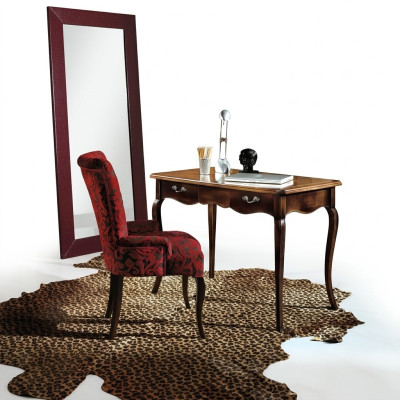 Table Table en bois Chaises Tables 3 pièces Ameublement Bois massif Bureau Fauteuil