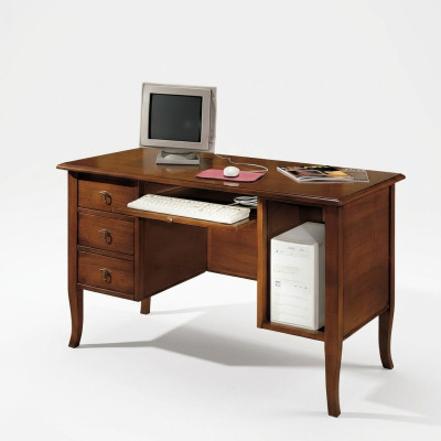 Ensemble de meubles de bureau en bois véritable, bureau informatique, ensemble de mobilier italien neuf