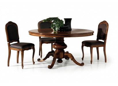 Table ronde de salle à manger classique, tables rondes, baroques, rococo, tables rondes, nouveaux meubles