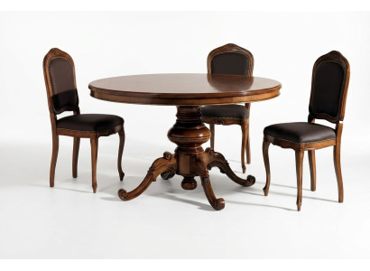 Ensemble de salle à manger Table à manger Table Tables Ensemble de 4 chaises avec accoudoirs Chaise Ronde Ensemble de 5 pièces de groupe Suite