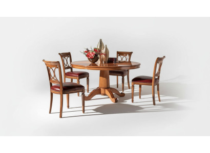 Tables rondes Mobilier Table à manger de style antique Tables à manger italiennes Tables en bois