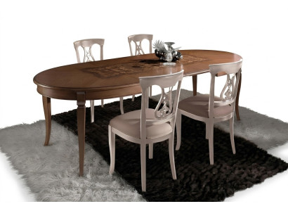 Mobilier Tables Table en bois massif Table de salle à manger de luxe Design italien Meubles Italie