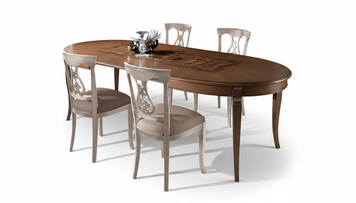 Ensemble complet Table à manger 4x Chaises Salle à manger Ensemble Table en bois Tables 5 pièces
