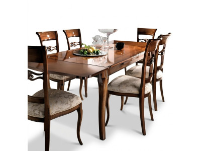 Table moderne Salle à manger design table coulissante en bois naturel Table à manger en bois massif Mobilier