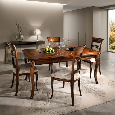 Salle à manger 6x Chaises Bois Chaise de Luxe Fauteuil Marron Chaises Mobilier de Salon