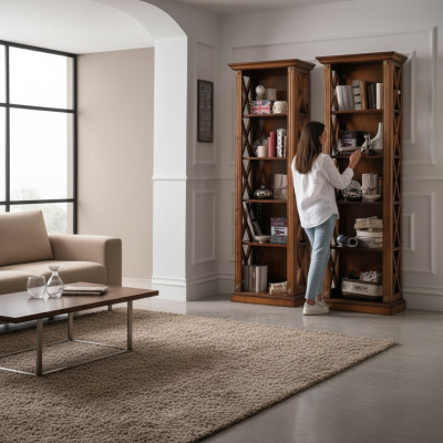 Dateien Bücherregal Kleiderschrank Echtholz Schränke Schlafzimmer Schrankregale