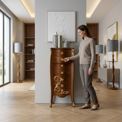 Commode Tiroirs Bois Bahut Armoires Meubles massifs Salon nouveau