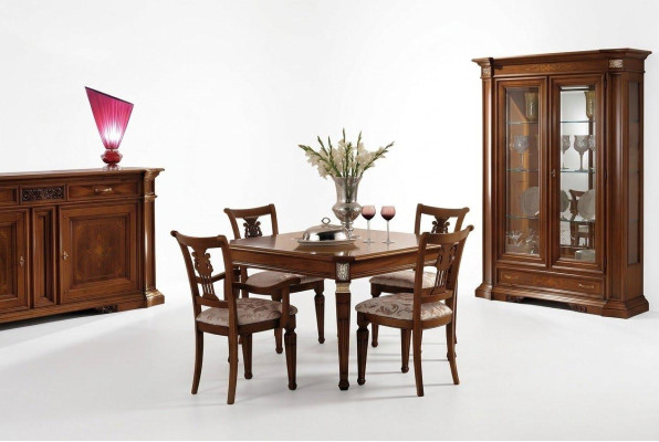 Ensemble de luxe Salle à manger Table de salle à manger Chaise XXL Table Tables Chaises Design en bois 7 pièces nouveau