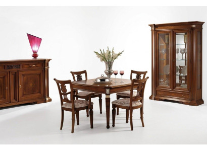 Ensemble de luxe Salle à manger Table de salle à manger Chaise XXL Table Tables Chaises Design en bois 7 pièces nouveau