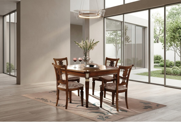 Définir 4x Chaises Chaises Fauteuil Salle à manger Suite Bois Moderne Groupe Fauteuil Meubles
