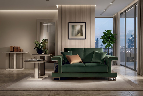 Table d'appoint Design Table de salon Tables nouvel ensemble 2x Table basse Table basse