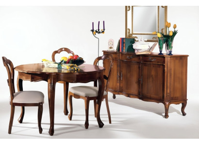 Armoire étagère salon luxe design en bois Commode Buffet marron Meuble