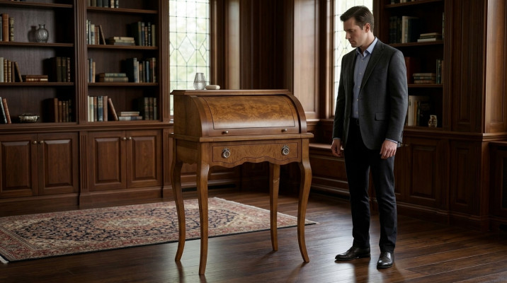 Conception Table Secrétaire Mobilier de Bureau de Luxe Écriture en Bois Tables Mobilier de Bureau