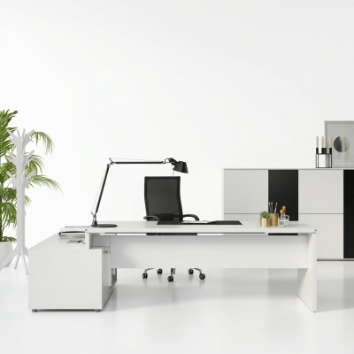 Coin de bureau Bureau Bureau d'ordinateur Table Bureau Bureau à tables nouvel