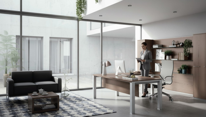 Coin bureau Bureau informatique Table Bureau Coin des bureaux Bureau Frezza
