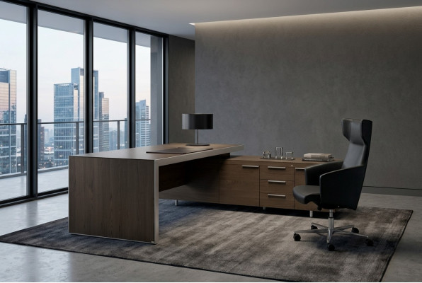 Bureaux de coin, bureau d'angle, bureau, mobilier de cabinet d'avocat, mobilier de bureau