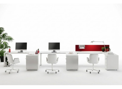Bureau d'angle Bureau informatique Salle d'étude Mobilier de bureau Mobilier informatique Ensemble de 3 pièces