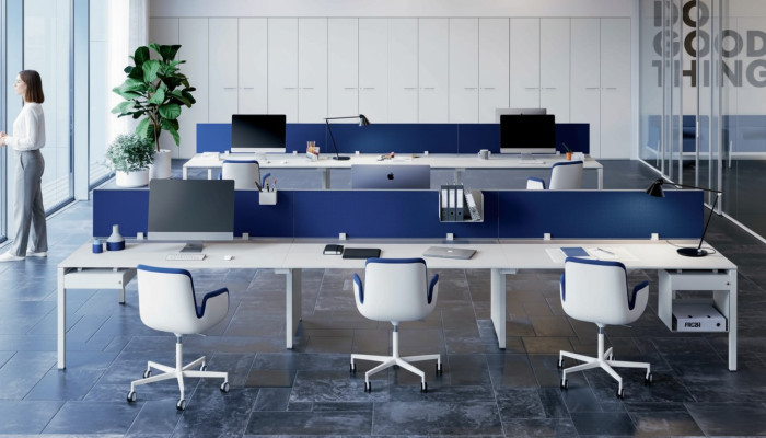 Table de travail Comptoir 6 personnes Bureau de bureau Salle d'étude Mobilier de bureau Table Tables