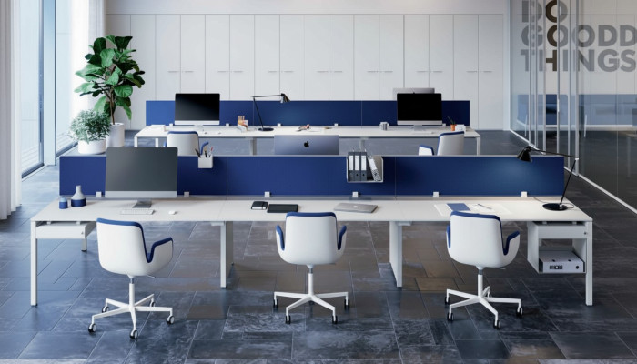 Table de travail Comptoir 6 personnes Bureau de bureau Salle d'étude Mobilier de bureau Table Tables