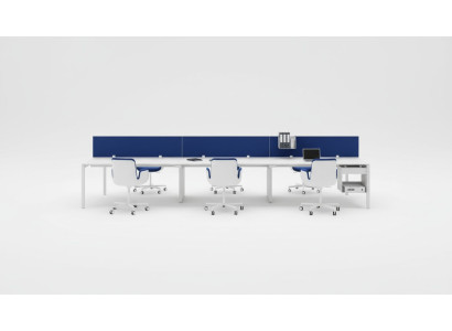 Table de travail Comptoir 6 personnes Bureau de bureau Salle d'étude Mobilier de bureau Table Tables