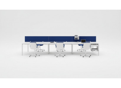 Table de travail Comptoir 6 personnes Bureau de bureau Salle d'étude Mobilier de bureau Table Tables