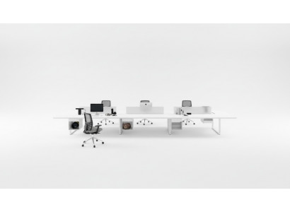 Bureau d'ordinateur Bureau de bureau Comptoir 6 Personnes Table d'ordinateur Tables Table de travail nouvelle