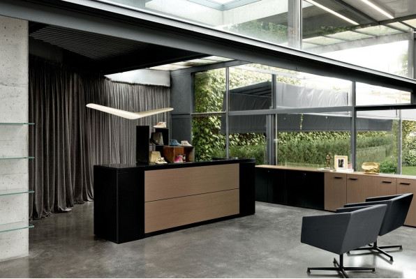 Table d'accueil Mobilier de bureau Mobilier de comptoir Table Cabinet d'avocats Tables d'accueil Frezza