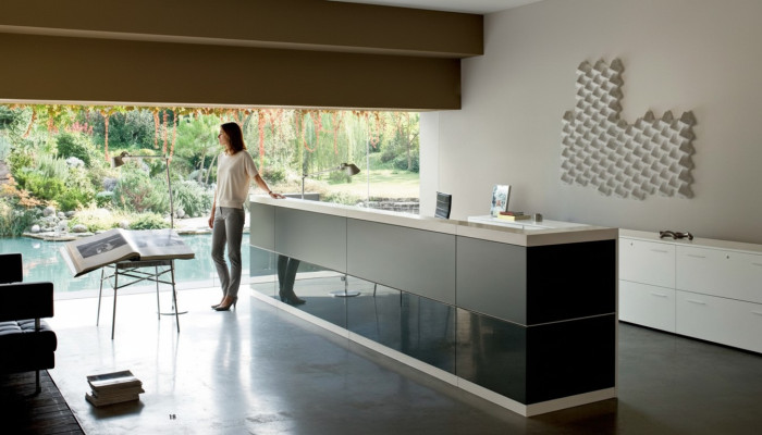 Bureau d'accueil comptoir de réception bureau table de travail mobilier de bureau cabinet d'avocats cabinet nouveau