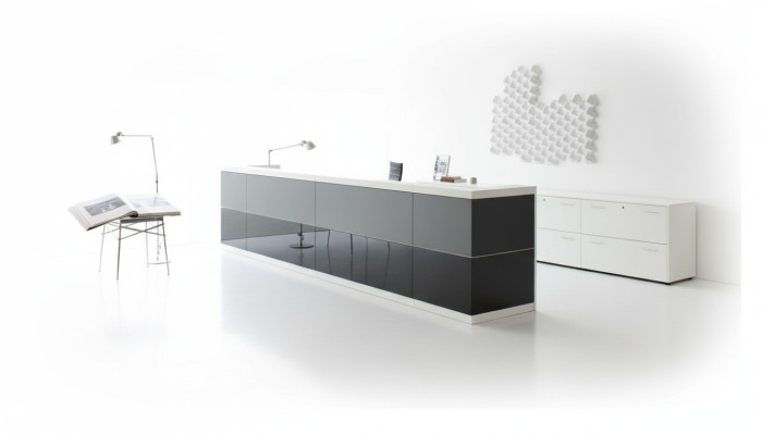 Bureau d'accueil comptoir de réception bureau table de travail mobilier de bureau cabinet d'avocats cabinet nouveau