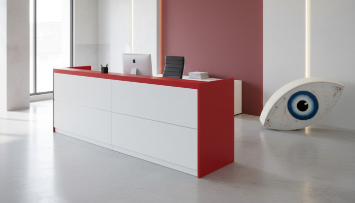 Table d'accueil Mobilier de bureau Tables de réception Table Cabinet d'avocats Pratique du cabinet de Frezza meubles de comptoir