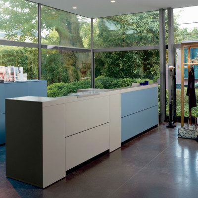 Mobilier de bureau Table d'accueil Mobilier de comptoir Table d'accueil Table Kanlzie Pratique de bureau