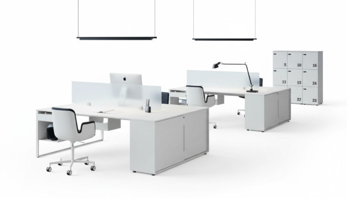 Schreibtisch Arbeitstisch Computertisch Doppelschreibtisch mit Schublade