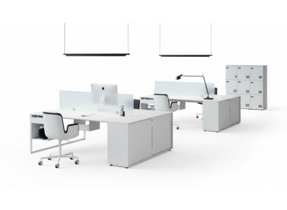 Schreibtisch Arbeitstisch Computertisch Doppelschreibtisch mit Schublade