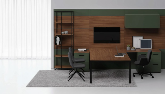 Mobilier de bureau Bureau Ordinateur Mobilier Table de travail Bureau Bureau d'angle