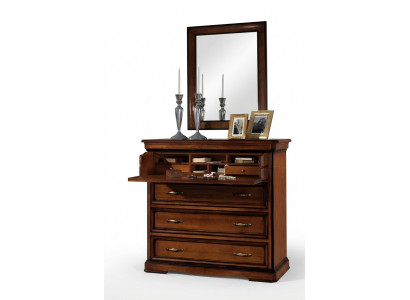 Buffet en bois avec tiroir, commode avec 3 tiroirs et armoires buffets