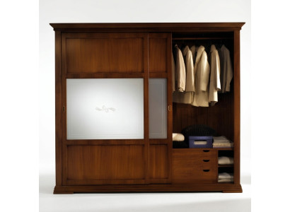Armoire de luxe Armoire de chambre Armoires en bois massif Mobilier italien