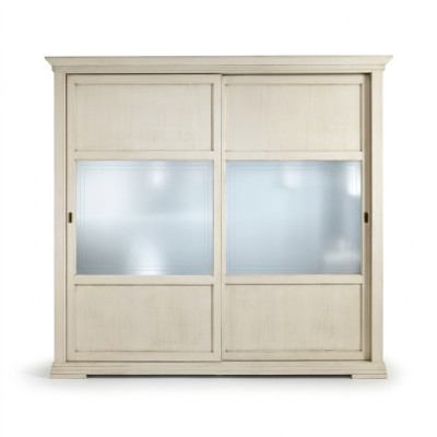Armoire de luxe Mobilier italien Armoire de chambre Armoires en bois massif