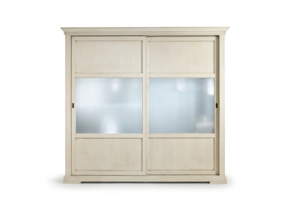 Armoire de luxe Mobilier italien Armoire de chambre Armoires en bois massif