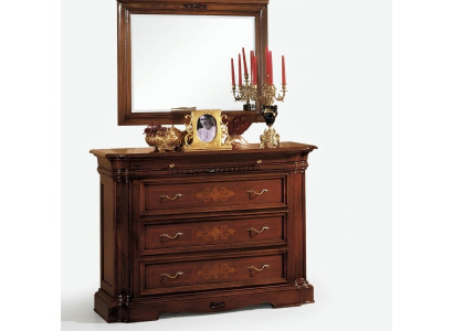 Buffet Bahut Commode 4 tiroirs Armoire à tiroirs en bois Buffet Commodes