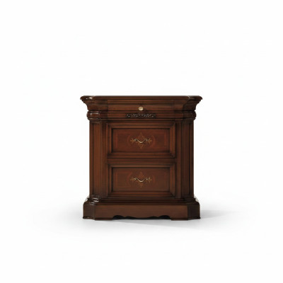 Table de chevet Table d'appoint Table Bois Tables Chambre à coucher Meubles Bahut Marron