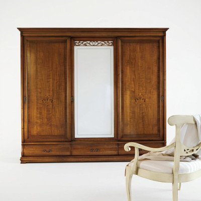 Armoire à vêtements Conception Armoires à vêtements Miroir Mobilier Salon Vaccari cav giovanni