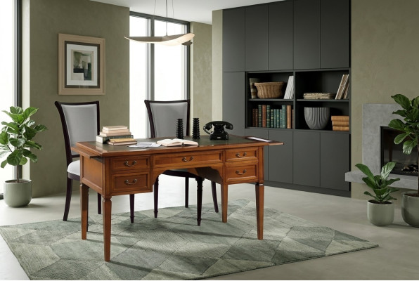 Bureau avec tiroirs Design de bureau Bureau en bois Bureaux