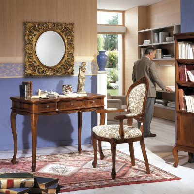 Bureau Secrétaire Secrétaires Meubles Italiens Table Chaise Ensemble Bureau 2 pièces