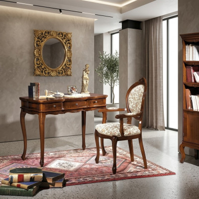 Bureau Secrétaire Secrétaires Meubles Italiens Table Chaise Ensemble Bureau 2 pièces