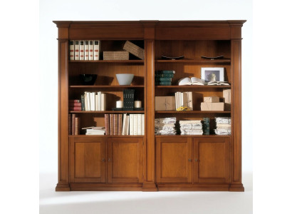 Étagère Armoire en bois massif Armoire de classement Armoire de bureau Étagères Armoire Bibliothèque Solide