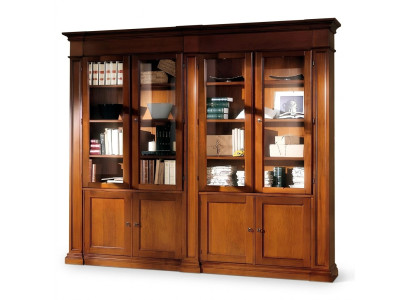 Salon Armoire Étagère Bibliothèque Bois Armoire de bureau Armoires Vitrine Italie