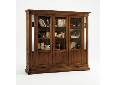 Étagère armoire Salon Étagère de livres Bois Armoires de bureau Armoires Vitrine Italie